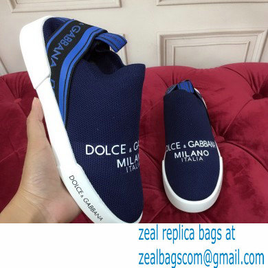 Dolce & Gabbana Slip On Sneakers with Logo 02 2021